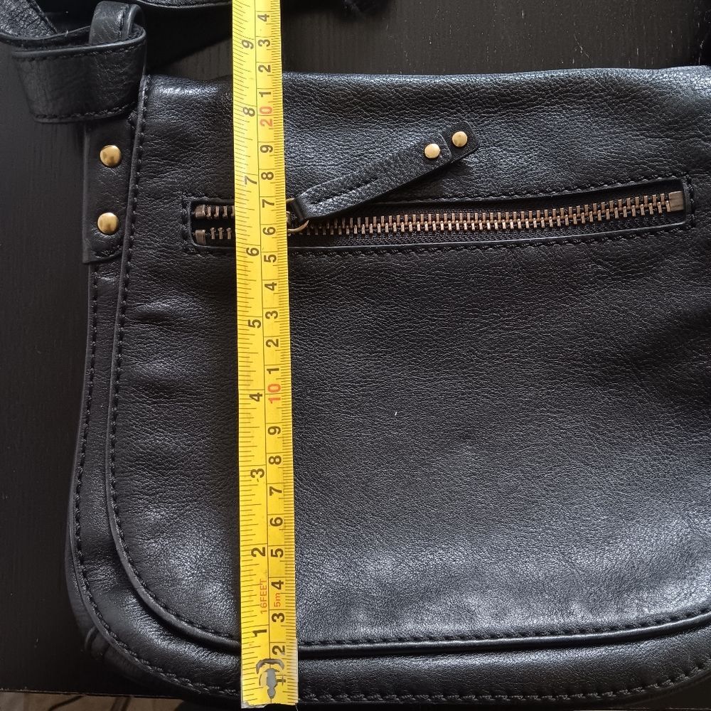 Fossil Cross Body Black Genuine Leather Bag - Picture 12 of 14
